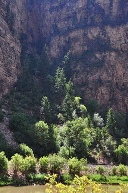 the Glenwood Canyon bike path